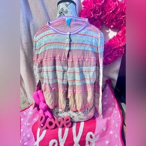 Shu Shu Girls Medium Cardigan Sweater